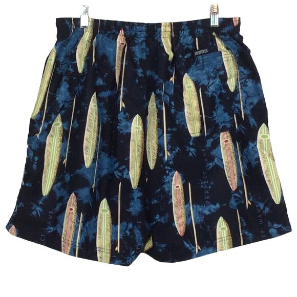 Nautica Men’s Sz L Swim Trunks Surf Board Print Shorts Surfing Beach Pool Cruise - Picture 12 of 12